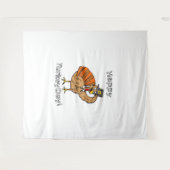 Thanksgiving (stijl 2) Classic T-shirt Wandkleed (Voorkant (horizontaal))