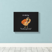 Thanksgiving (Stijl 2) Oversized T-shirt Canvas Afdruk (Insitu (Houten vloer))