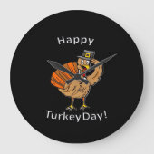 Thanksgiving (Stijl 2) Oversized T-shirt Grote Klok (Voorkant)