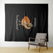 Thanksgiving (Stijl 2) Oversized T-shirt Wandkleed (In Situ (horizontaal))