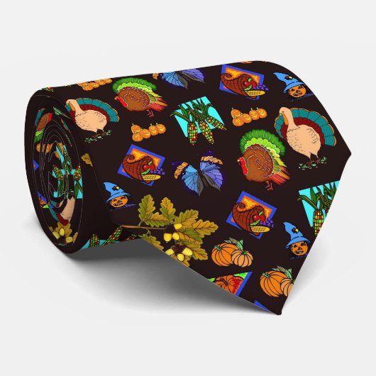 Thanksgiving Stropdas (Opgerold)