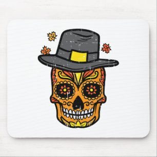 Thanksgiving Suiker Schedel Pelgrim Herfst Mexicaa Muismat