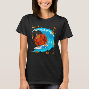 Thanksgiving surf Herfst Pi T-shirt
