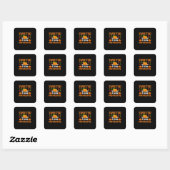 Thanksgiving Sweeter Than Pumpkin Pie Vierkante Sticker (Vel)