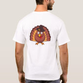 Thanksgiving T shirt Bespaar een Turkije, eet een (Achterkant)