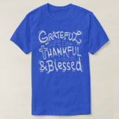 Thanksgiving T-shirt met dank aan grateful Blessed (Design voorkant)