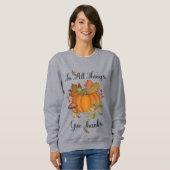 Thanksgiving T-shirt voor vrouwen (Voorkant volledig)