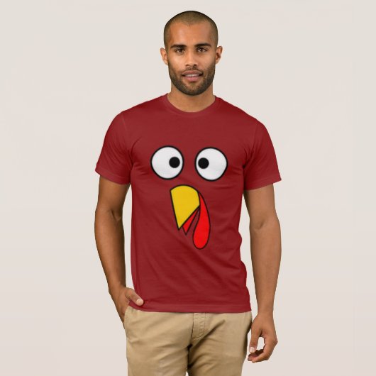 Thanksgiving T - shirts Funny | Turks franje T-Shi (Voorkant volledig)