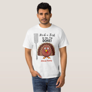 Thanksgiving T-Shirts voor familie - Steek een vor