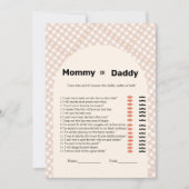 Thanksgiving taart baby trait baby shower spel Kaa Kaart (Voorkant)