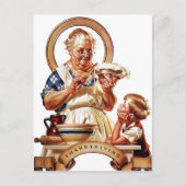 Thanksgiving taart maken feestdagenkaart (Voorkant)