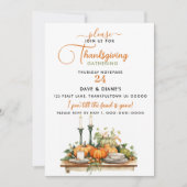  Thanksgiving tabel instelling verzamelen Kaart (Voorkant)