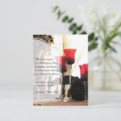 Thanksgiving tabel Waterverf Kaart (Staand voorkant)