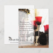 Thanksgiving tabel Waterverf Kaart (Voorkant / Achterkant)