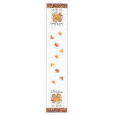 Thanksgiving tabeluitvoerder medium tafelloper (Voorkant)