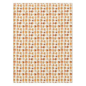 Thanksgiving Tablecloth Decor – Bread, Pie & Coffe Tafelkleed (Voorkant)