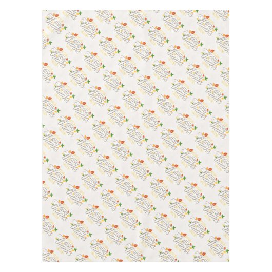 Thanksgiving Tablecloth/Geef Bedankt Tafelkleed (Voorkant)