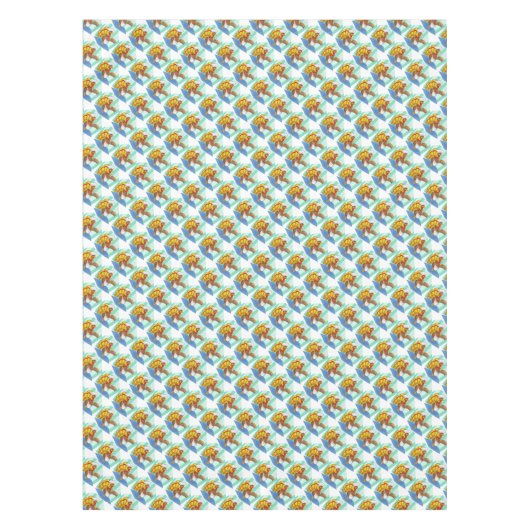 Thanksgiving Tablecloth/Turkije Serving Pie Tafelkleed (Voorkant)