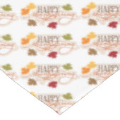 Thanksgiving tablet/Happy Thanksgiving Tafelkleed (Gekanteld)