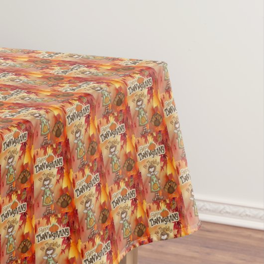 Thanksgiving tablet tafelkleed (Voorbeeld)