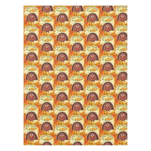 Thanksgiving tablet tafelkleed (Voorkant)