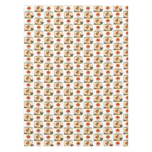 Thanksgiving tablet tafelkleed (Voorkant)