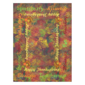 Thanksgiving tablet tafelkleed (Voorkant)
