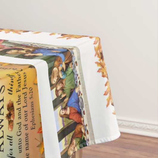 Thanksgiving TABLETTERING BEWAREN Tafelkleed (Voorbeeld)