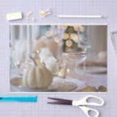 Thanksgiving tafel elegante plaats instelling foto tissuepapier (Craft)
