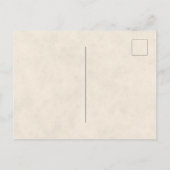 Thanksgiving Tafel overvloedige oogst Opslaan Datu Uitnodiging Briefkaart (Achterkant)