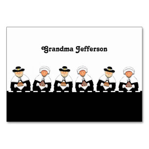 Thanksgiving tafel plaats kaarten