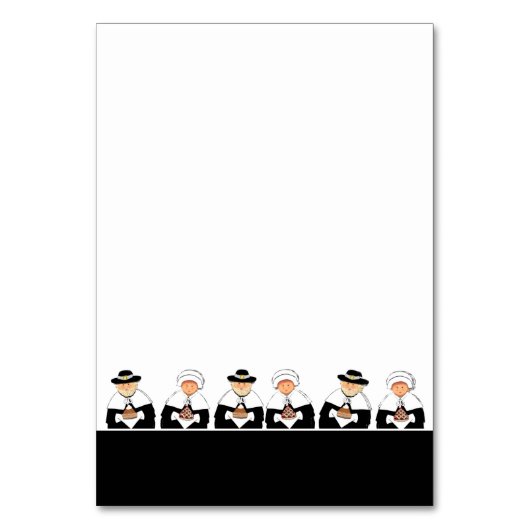 Thanksgiving tafel plaats kaarten (Achterkant)