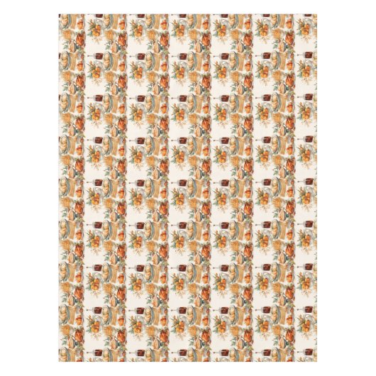 Thanksgiving tafelkleed Decor Elegant Diner (Voorkant)