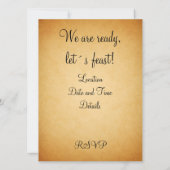 Thanksgiving Tarwe Food Checklist Kaart (Achterkant)