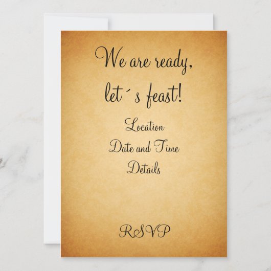 Thanksgiving Tarwe Food Checklist Kaart (Achterkant)