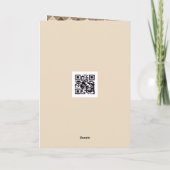 Thanksgiving tarweschoven in schuur met pompoenen kaart (Achterkant)