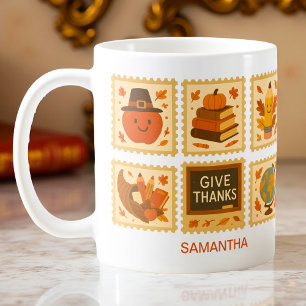 Thanksgiving Teacher Stamp Collage   Gezellige Her Koffiemok