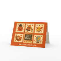 Thanksgiving Teacher Stamp Collage | Herfst