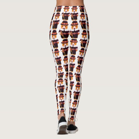 THANKSGIVING TEDDY BEAR LEGGINGS (Achterkant)