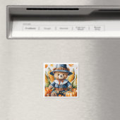 Thanksgiving teddyberenmagneet magneet (Insitu (Vaatwasser))