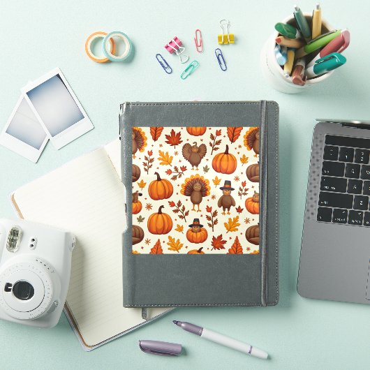 Thanksgiving tekens sticker (iPad Cover)