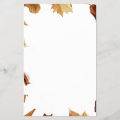 Thanksgiving terugval laat binnenuitnodiging valle flyer (Achterkant)