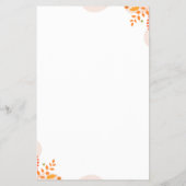 Thanksgiving terugval laat binnenuitnodiging valle flyer (Achterkant)