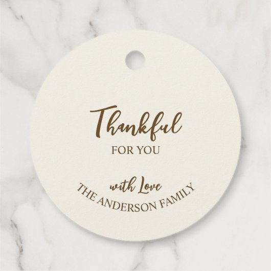 Thanksgiving Thankful floral pumpkins herfst Bedankjes Labels (Achterkant)