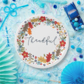 Thanksgiving Thankful Herfst Paper Borden Papieren Bordje (Feest)