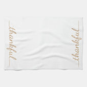 Thanksgiving Thankful keukenhanddoek (Horizontaal)