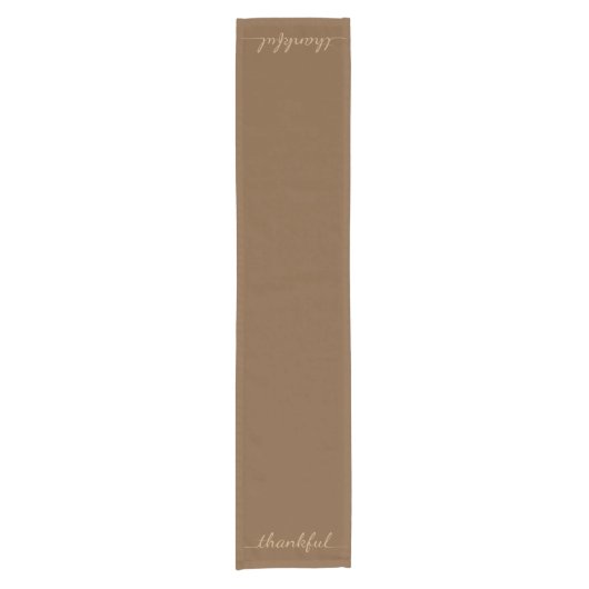 Thanksgiving Thankful table runner Korte Tafelloper (Voorkant)