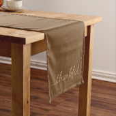 Thanksgiving Thankful table runner Korte Tafelloper (Voorbeeld)