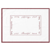 Thanksgiving Thankful Tablecloth Tafelkleed (Voorkant (Horizontaal))