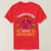 Thanksgiving Thanksgiving prijsopgave Creëer overv T-shirt (Design voorkant)
